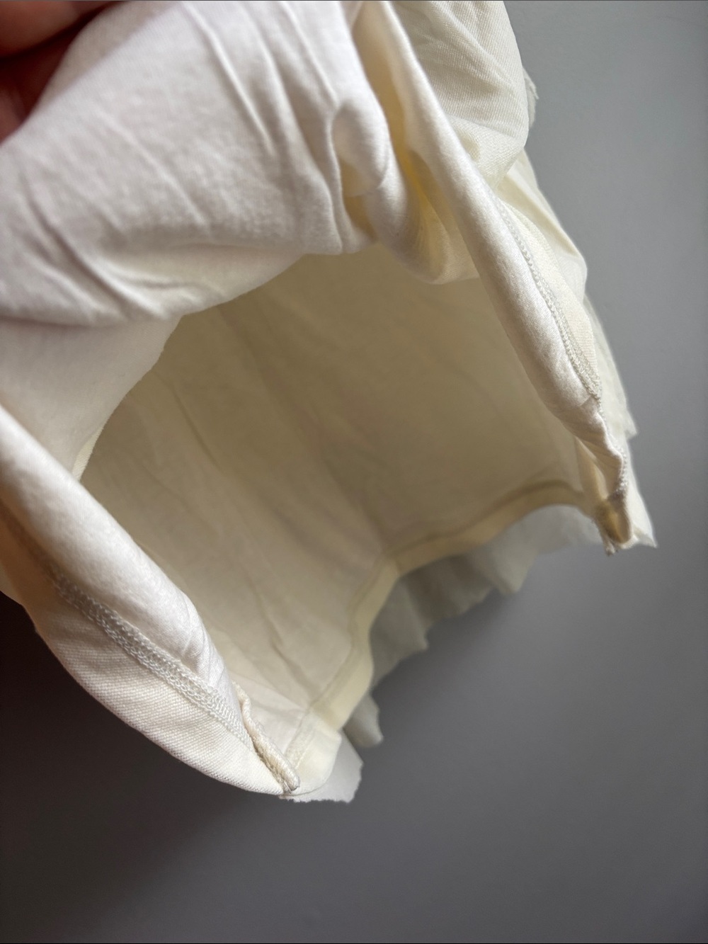 Chico's Cream Layered Ruffle Tank - Picture 5 of 5